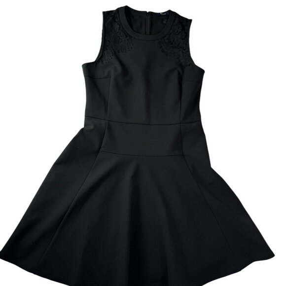 MADEWELL Black Lace Dress, Scoop Neck, Sleeveless. Size Women's S Polyester  Blen - threedaughtersproperties.com